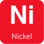Graphic symbol representing nickel plating material Graphic symbol representing nickel plating material