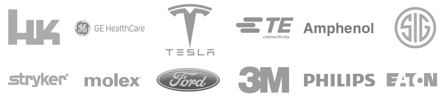 Logos of Advanced Plating Technologies partner companies