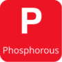 Graphic symbol representing phosphorous material Graphic symbol representing phosphorous material