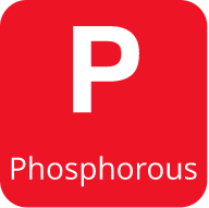 Graphic symbol representing phosphorous material Graphic symbol representing phosphorous material