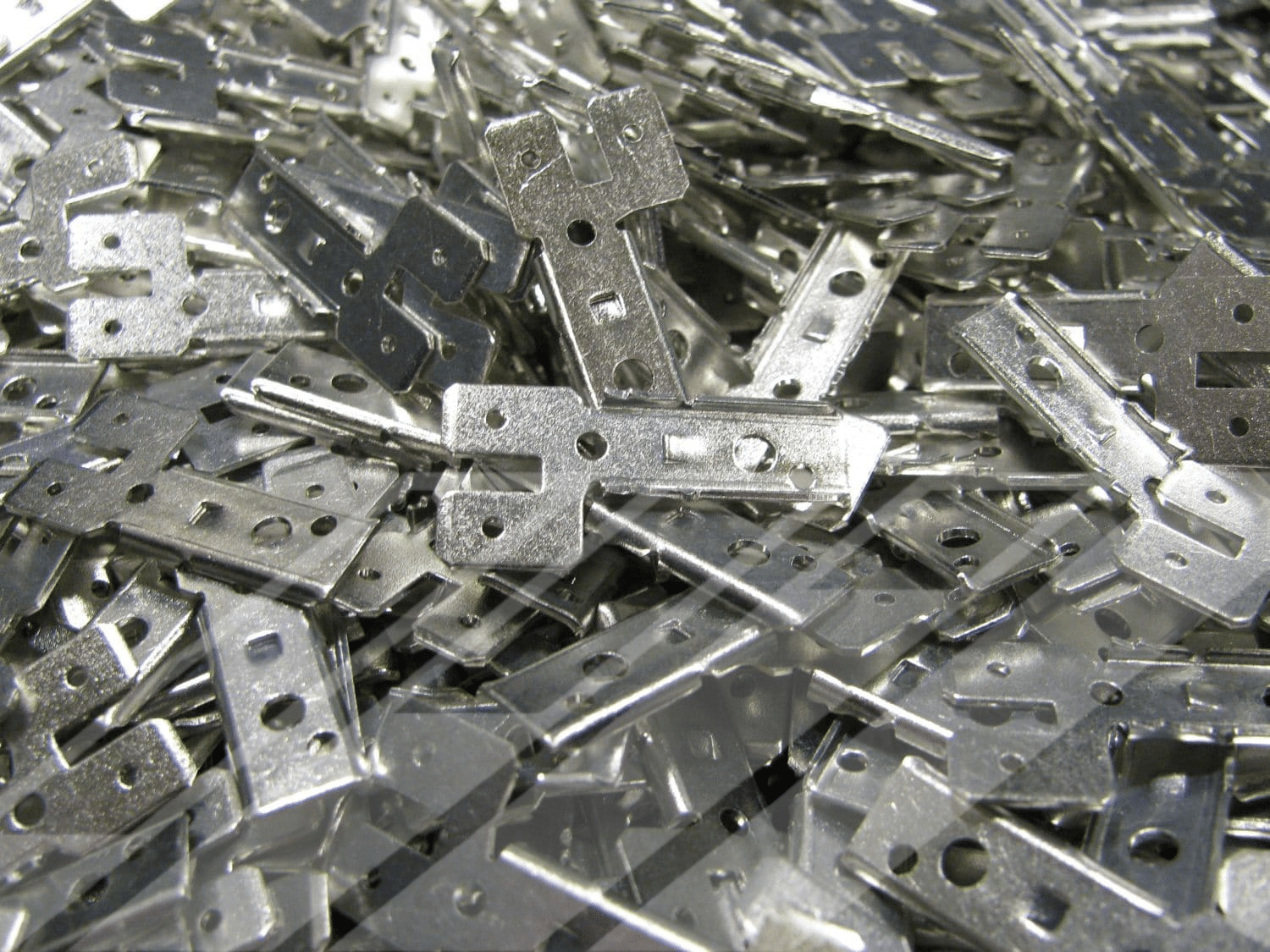 Tin plated component sample Tin plated component sample